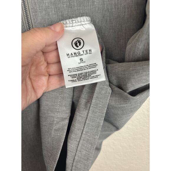 Hang Ten Gray Zip Up Jacket Size S - Picture 7 of 10